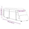 vidaXL Motorhome Covers Grey 970x235x275 cm Non-woven Fabric