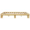 vidaXL Bed Frame without Mattress 160x200 cm Solid Wood Oak
