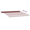 vidaXL Manual Retractable Awning Burgundy 450x350 cm