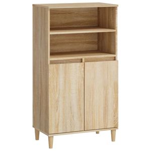 vidaXL Highboard Sonoma Oak 60x36x110 cm Engineered Wood
