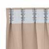 vidaXL Blackout Curtains with Rings 2 pcs Taupe 140 x 140 cm Polyester