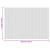 vidaXL Rug Rectangular Nature 70x100 cm Bamboo