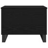 vidaXL Coffee Table Black Oak 60 x 44.5 x 45 cm