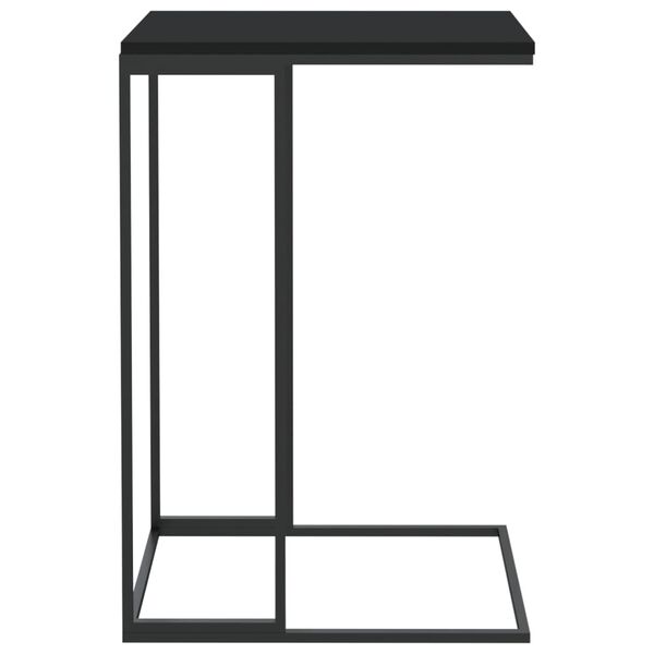 vidaXL Side Table Black 40x30x59 cm Engineered Wood