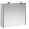 vidaXL Bathroom Mirror Cabinet Grey Sonoma 73.5 x 16 x 62.5 cm