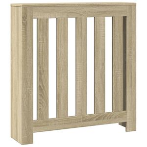 vidaXL Radiator Cover Sonoma Oak 78 x 20 x 82 cm Engineered Wood