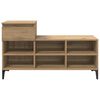 vidaXL Shoe Cabinet Artisan oak 102 x 36 x 60 cm Engineered wood