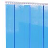 vidaXL Door Curtain Blue 300 mmx2.6 mm 10 m PVC