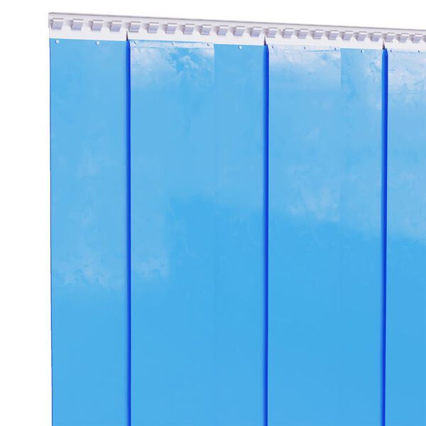 vidaXL Door Curtain Blue 300 mmx2.6 mm 10 m PVC