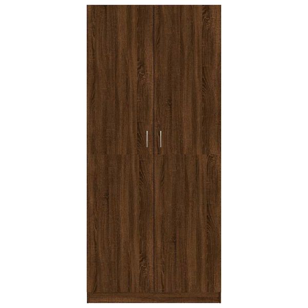 vidaXL Wardrobe Brown Oak 90x50x200 cm Engineered Wood