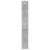 vidaXL Slim Storage Cabinet Concrete Grey 30x42.5x225 cm Engineered Wood