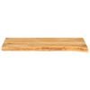 vidaXL Table Top Live Edge 80x30x3.8 cm Solid Wood Mango