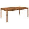 vidaXL Garden Dinner Table Natural 196 x 100.5 x 75 cm