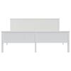 vidaXL Bed Frame without Mattress White Solid Wood Pine 200x200 cm