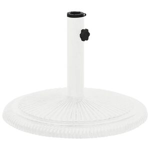 vidaXL Umbrella Base White 45x45x30 cm Cast Iron