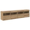 vidaXL TV Wall Cabinets 2 pcs Artisan Oak Engineered Wood