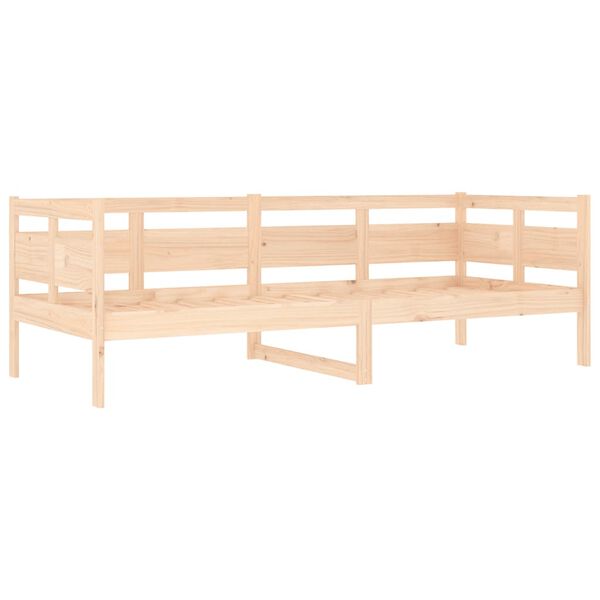 vidaXL Day Bed without Mattress Solid Wood Pine 80x200 cm