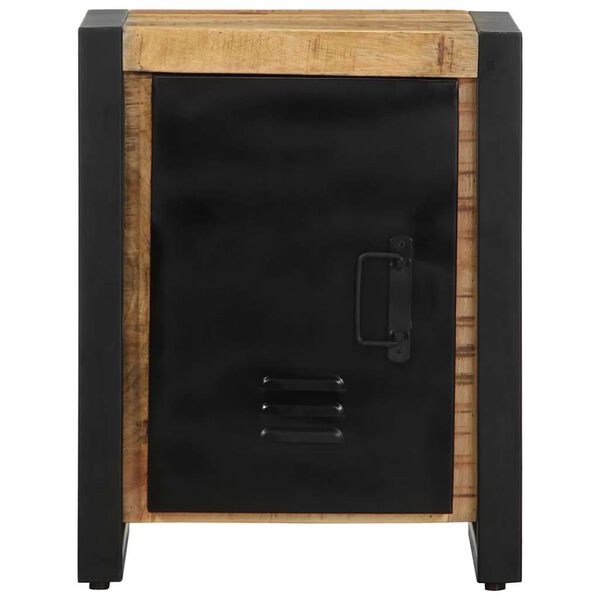 vidaXL Bedside Cabinet 40x30x51 cm Solid Rough Wood Mango