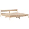 vidaXL Bed Frame without Mattress 200x200 cm Solid Wood Pine