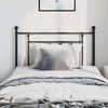 vidaXL Metal Headboard Black 100 cm