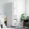 vidaXL Highboard White 34.5x34x180 cm Engineered Wood