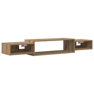 vidaXL Wall-mounted TV Cabinet Wall-Mounted Artisan Oak