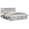 vidaXL Bed Frame Concerte gray 180 x 200 cm Engineered Wood