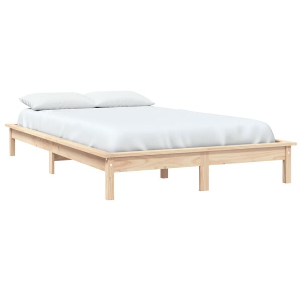 vidaXL Bed Frame without Mattress Super King Size Solid Wood