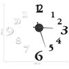 vidaXL 3D Wall Clock Modern Design Black and White 100 cm XXL