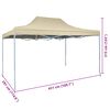 vidaXL Party Tent Folding Cream 291 x 431 x 315 cm Oxford Fabric