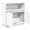 vidaXL LED Sideboard White 71 x 34.5 x 75 cm Engineered Wood