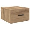 vidaXL Bedside Cabinet Artisan oak 35 x 35 x 20 cm Engineered Wood