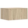 vidaXL Wall-Mounted Desk Sonoma Oak 60 x 45 x 30 cm Engineered Wood