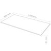 vidaXL 10 pcs MDF Sheets Rectangular 120x60 cm 2.5 mm