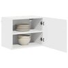 vidaXL Kitchen Cabinet Kalmar High Gloss White 50 x 31 x 40 cm