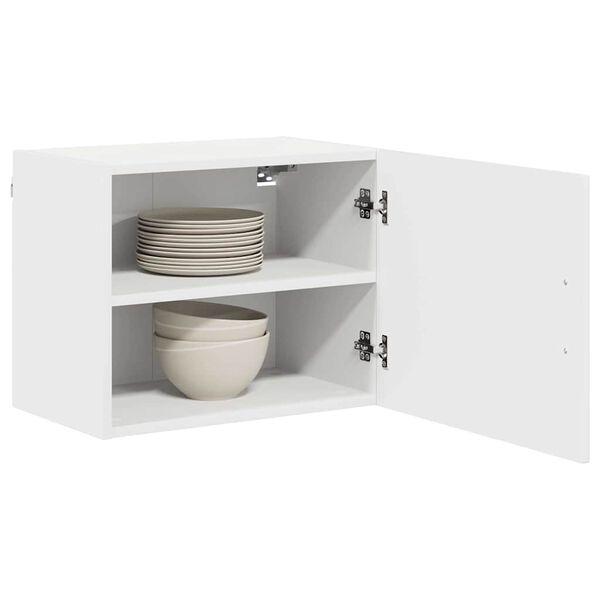 vidaXL Kitchen Cabinet Kalmar High Gloss White 50 x 31 x 40 cm
