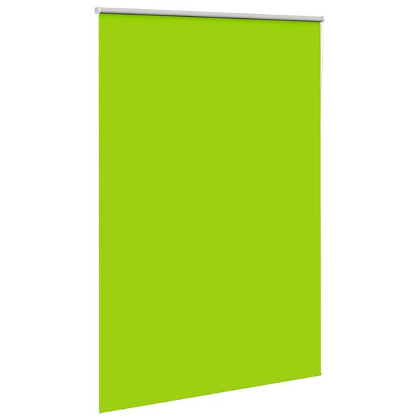 vidaXL Roller Blind Blackout Leaves Green 155x230 cm Fabric Width 151.6 cm Polyester