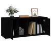 vidaXL TV Cabinet Black 100x35x40 cm Engineered Wood