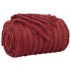 vidaXL Throw Blankets 6 pcs Bordeaux Red 200 x 150 cm Fleece