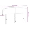 vidaXL Headboard 150 cm Solid Wood Pine