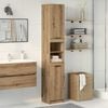 vidaXL Bathroom Cabinet Artisan Oak 32x34x188.5 cm Engineered Wood