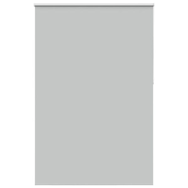 vidaXL Roller Blind Blackout Light Grey 160x230 cm Fabric Width 156.6 cm Polyester