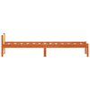vidaXL Bed Frame Wax Brown 195.5 x 80.5 x 51 cm Solid Pine Wood