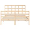 vidaXL Bed Frame without Mattress Double Solid Wood