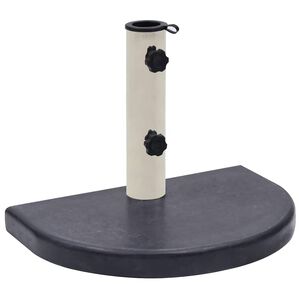 vidaXL Umbrella Base Black 40x28x4 cm Granite