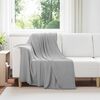 vidaXL Throw Blankets 6 pcs Grey 170 x 130 cm Fleece