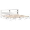 vidaXL Bed Frame without Mattress White 180x200 cm Super King Solid Wood Pine