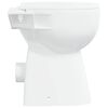 vidaXL Rimless Toilet 7 cm Extra Height Soft Close Ceramic White