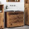 vidaXL Bathroom Cabinet with Drawer Old Wood 76.5 x 35 x 64 cm