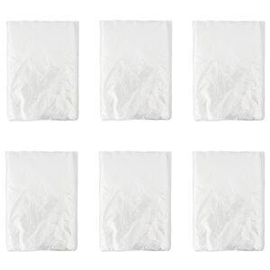 vidaXL Dust Sheet 6 pcs Transparent 400 x 500 cm HDPE